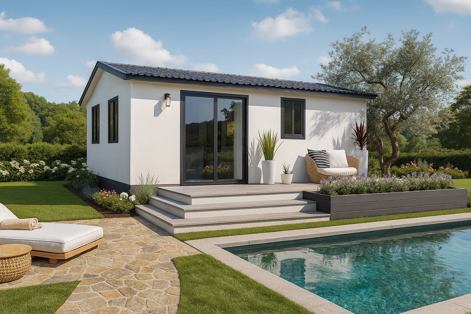Casa prefabricada modelo Ártico de 38 m²