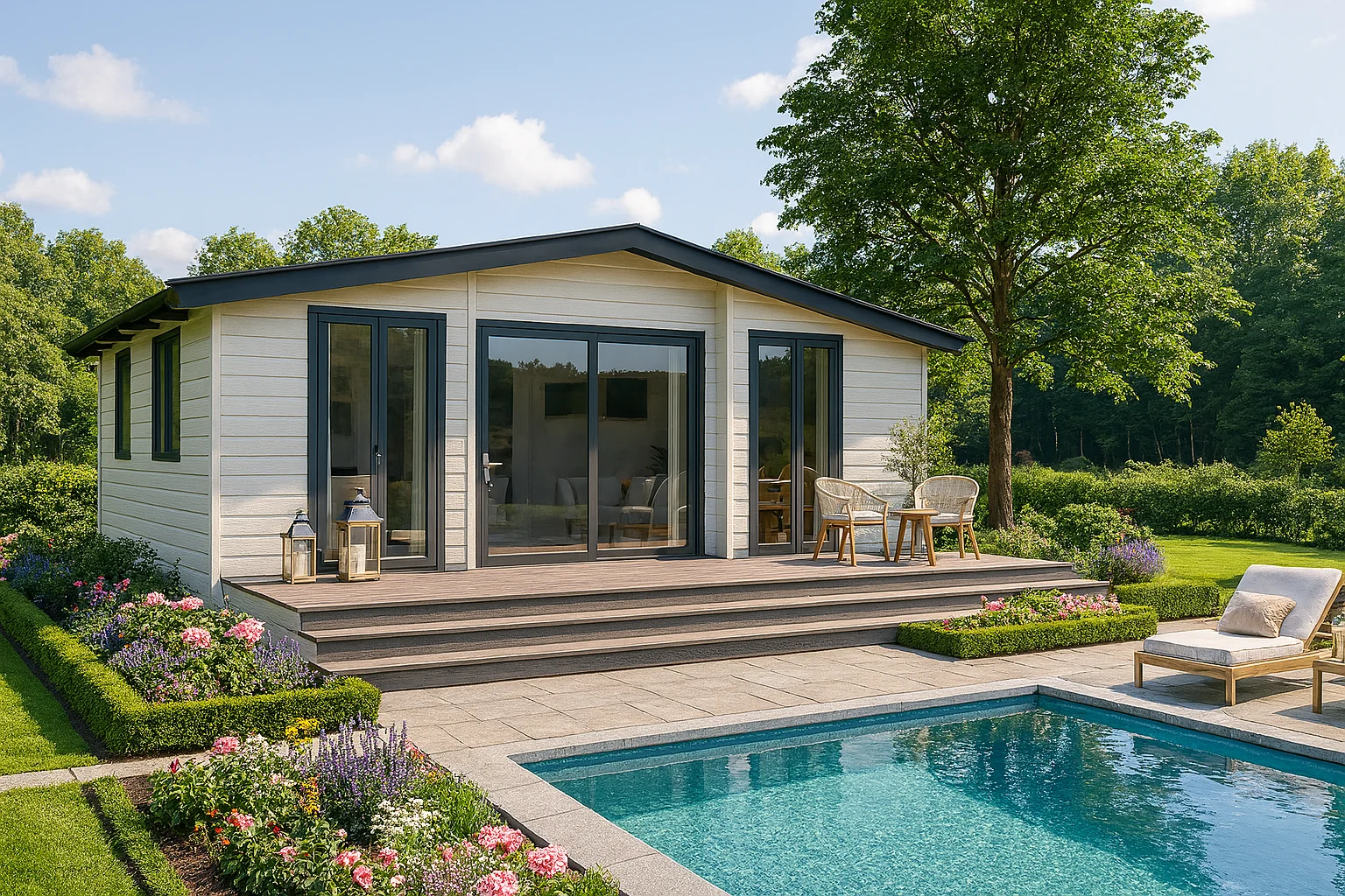 Casa prefabricada modelo Atlántico de 38 m²