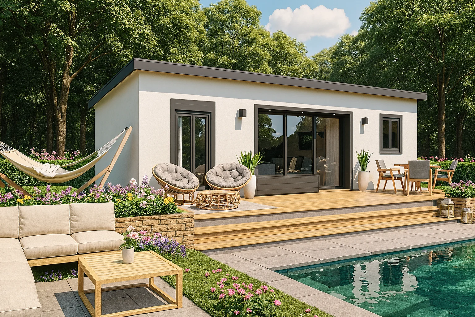 Casa prefabricada modelo Calpe de 40 m²