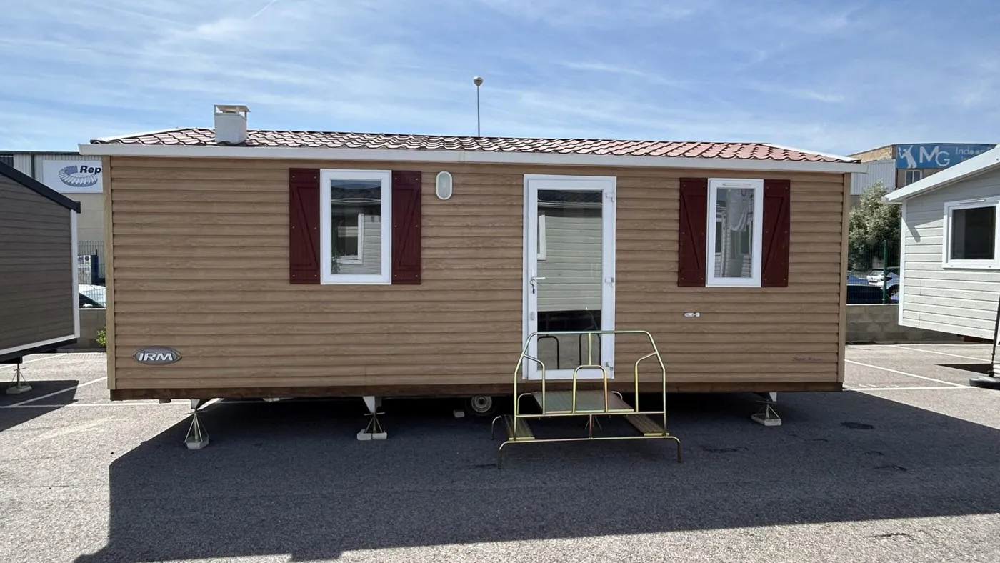 Casa prefabricada modelo Súper Mercure Bois 2ch de 31.2 m²