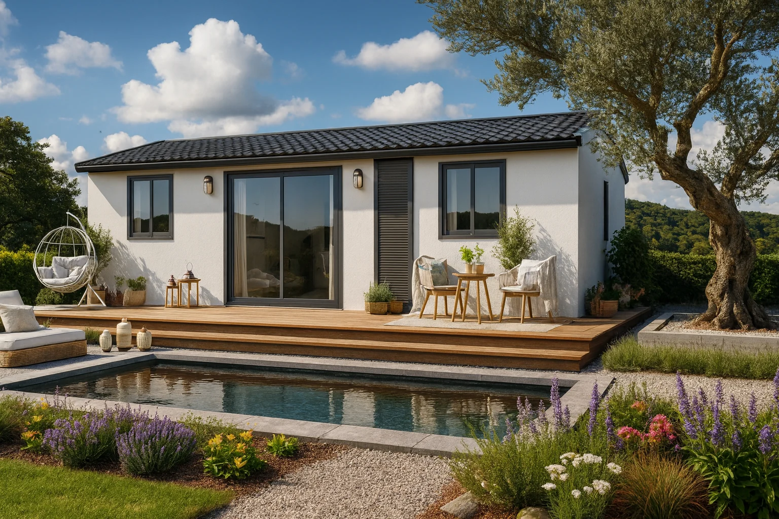Casa prefabricada modelo Dalia de 38 m²