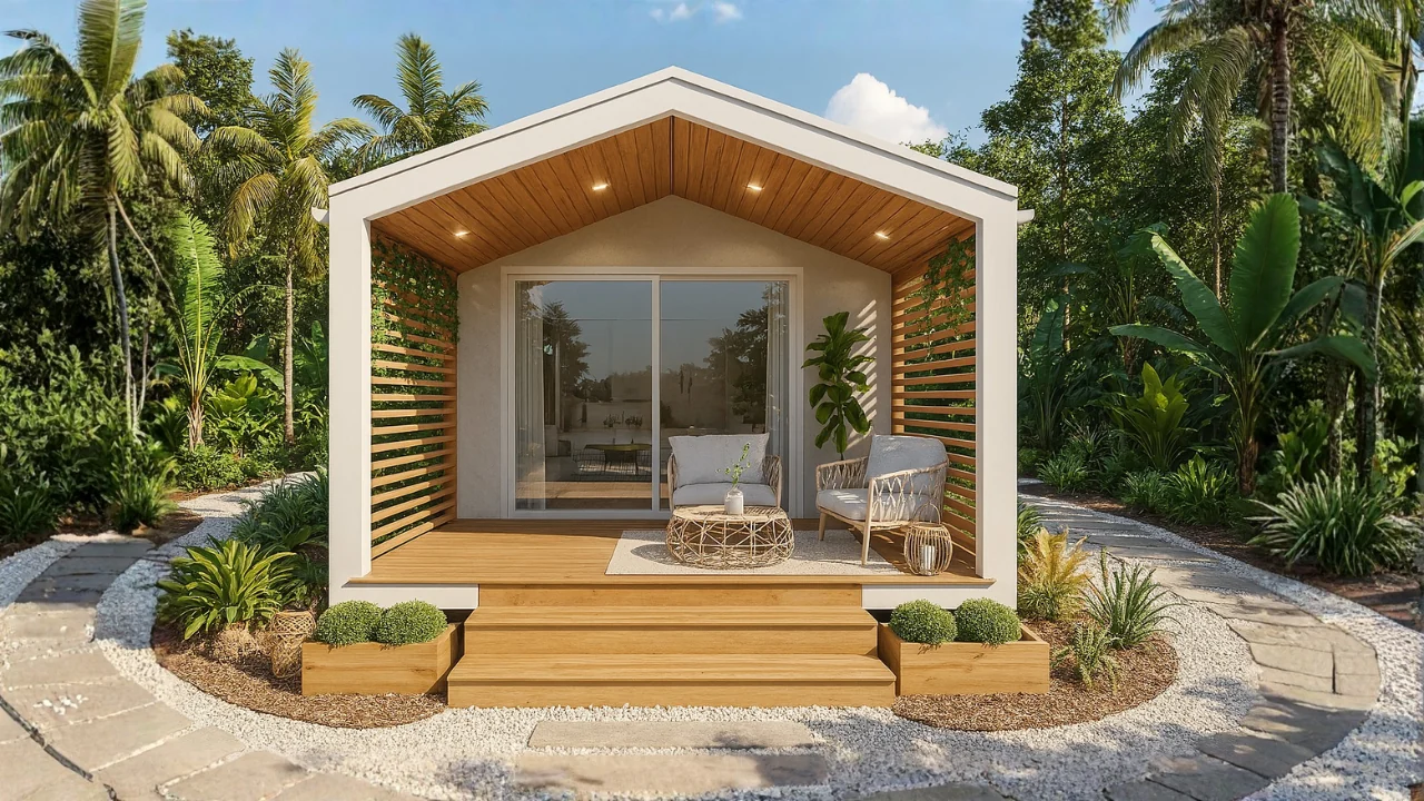 Casa prefabricada modelo Milos Pro de 35 m²
