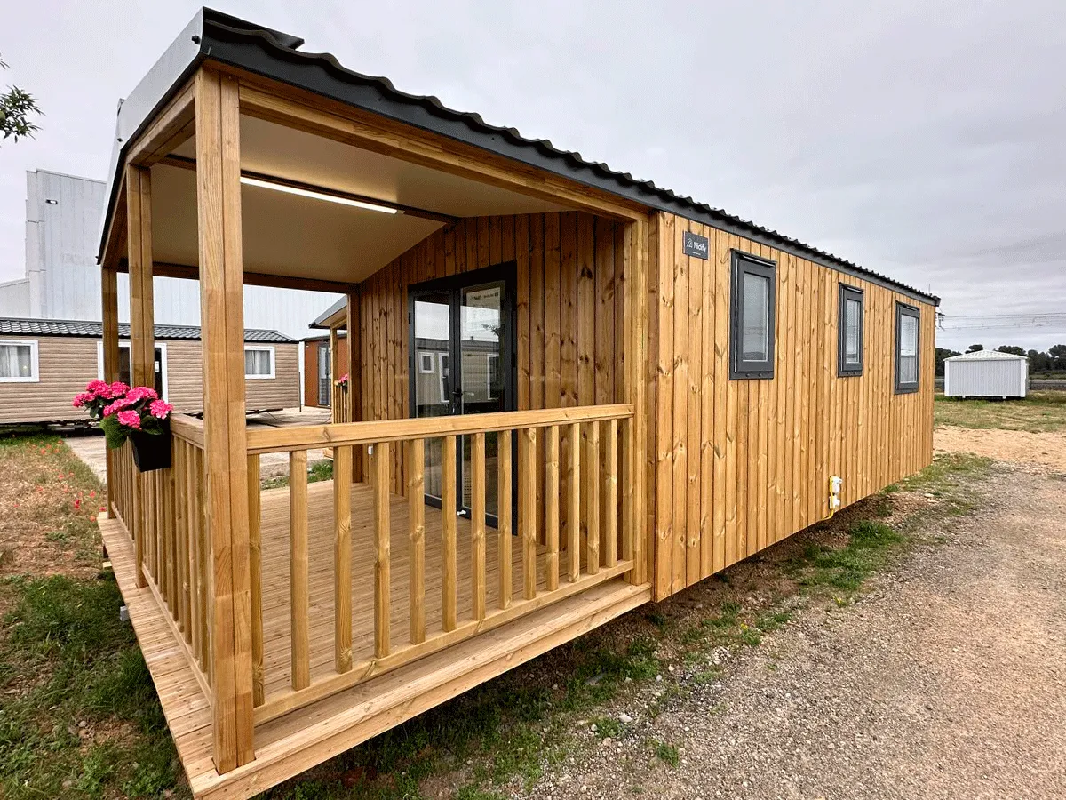 Casa prefabricada modelo Bora Bora Sunset 863 · BU de 35 m²