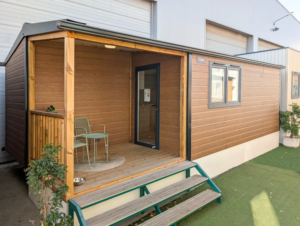 Casa prefabricada modelo Bora Bora Sunset 766 de 31 m²