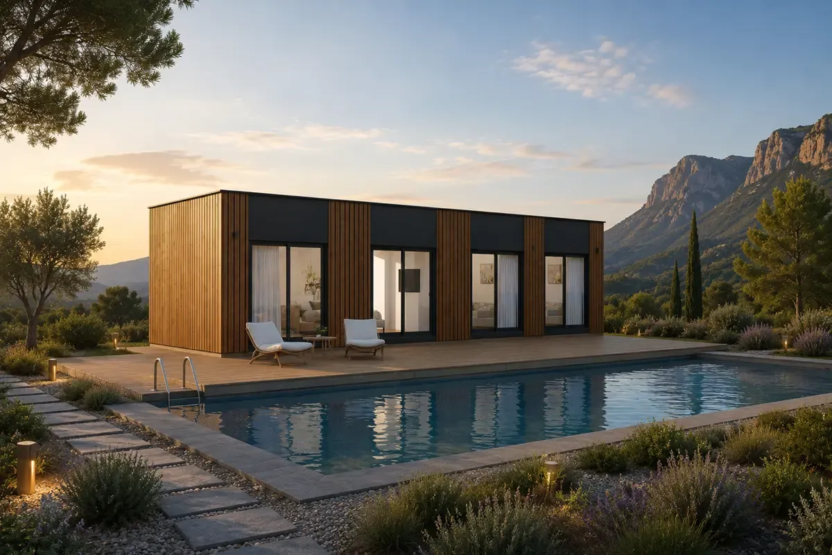 Casa prefabricada modelo Luxury 1600 de 65 m²