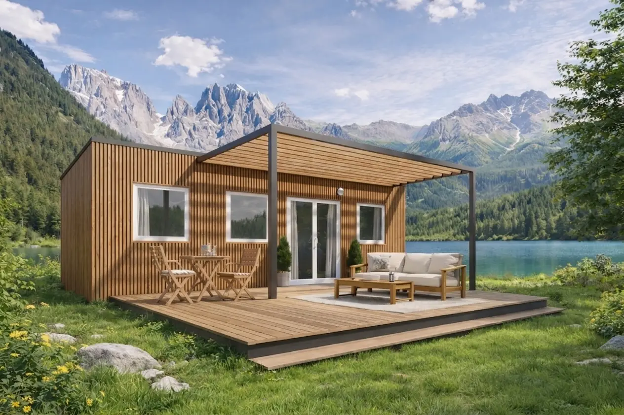 Casa prefabricada modelo Fidji 866 de 26.33 m²