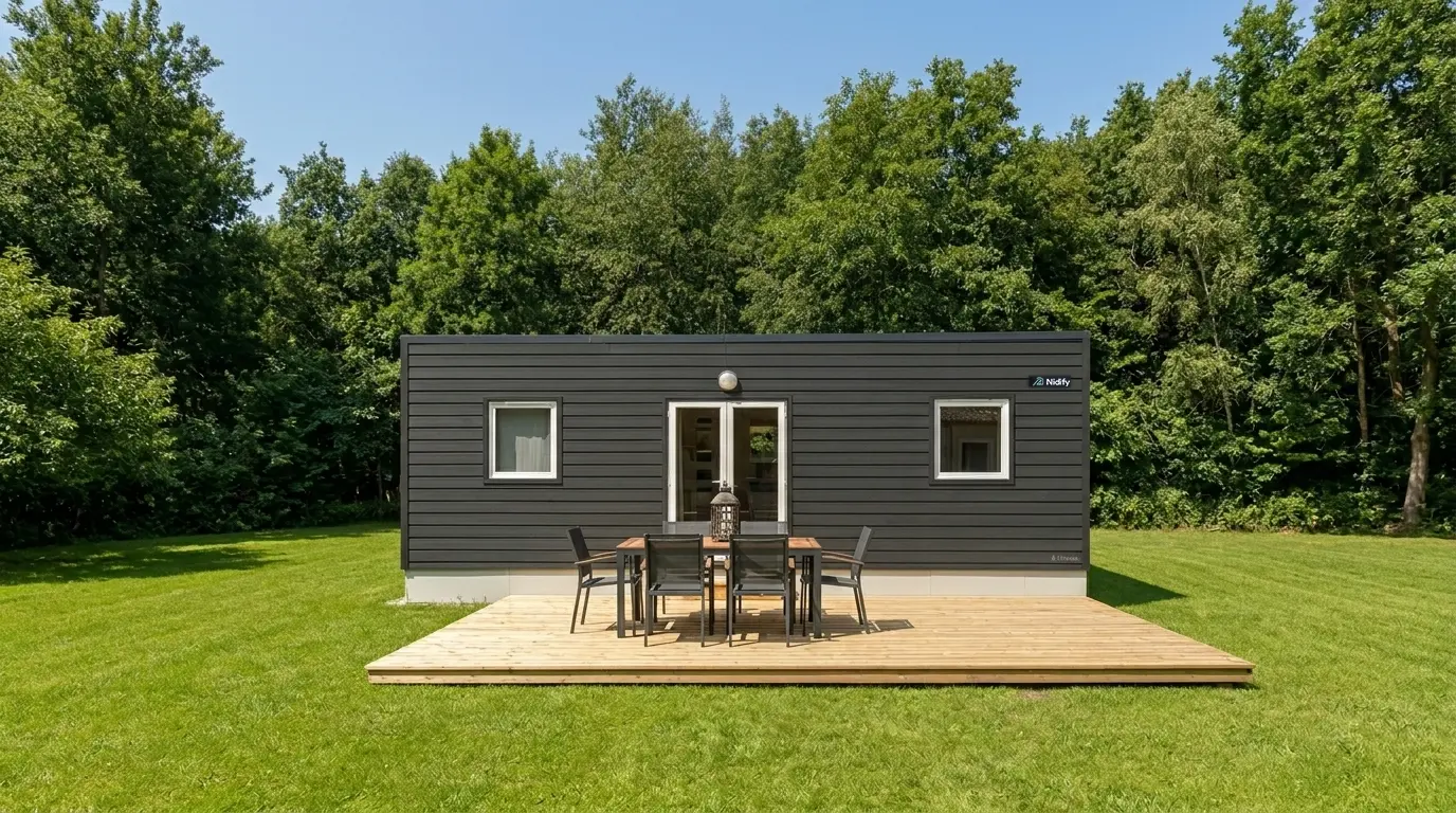Casa prefabricada modelo Fidji Studio 804 de 24.44 m²