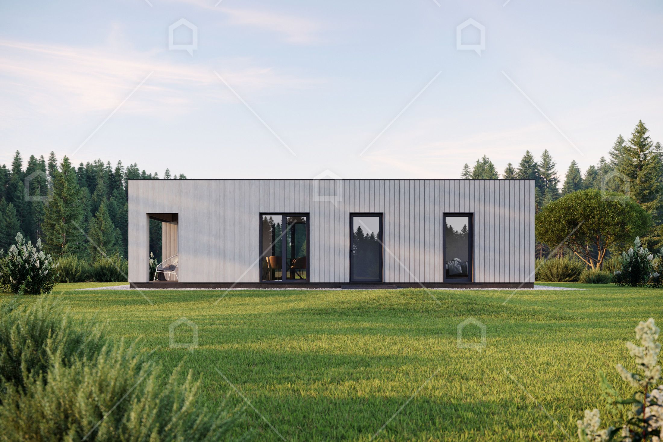 Casa prefabricada modelo BRISTOL de 50 m²