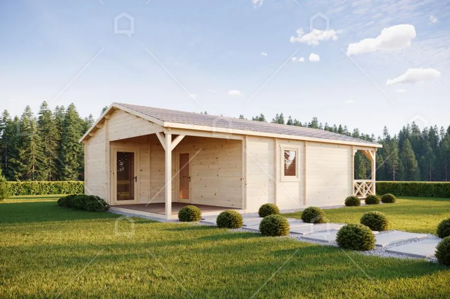 Casa prefabricada modelo Casa residencial Fargo de 64.2 m²