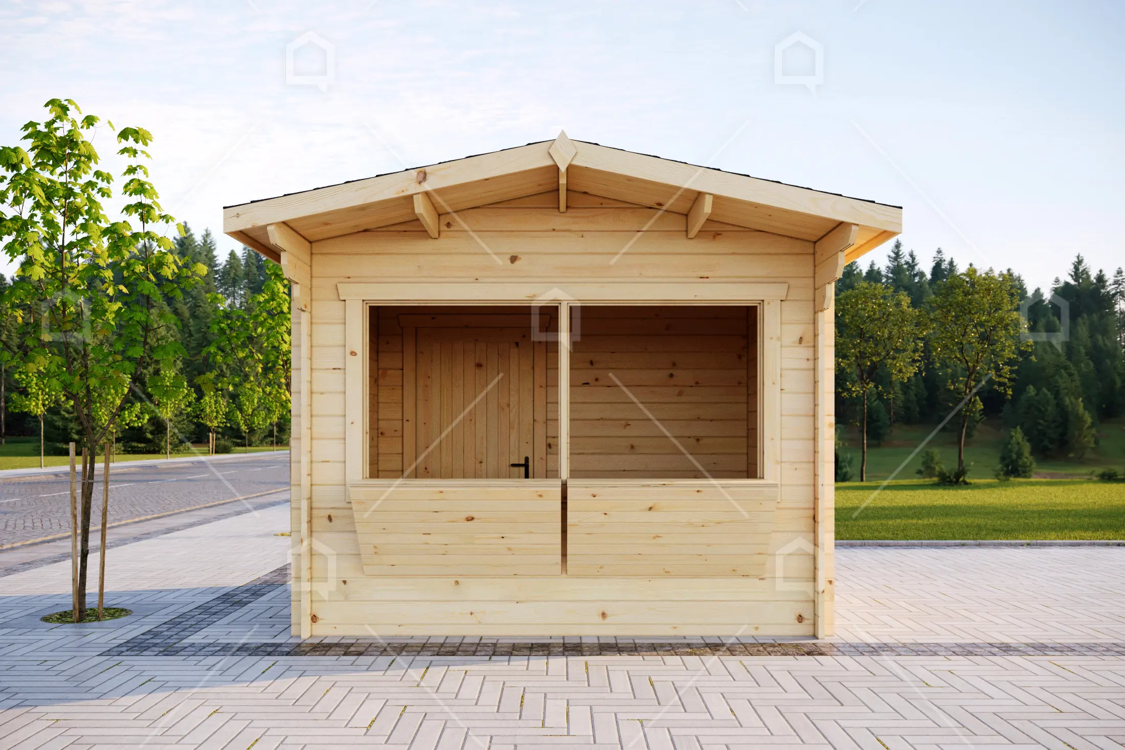 Casa prefabricada modelo Echo de 6.8 m²