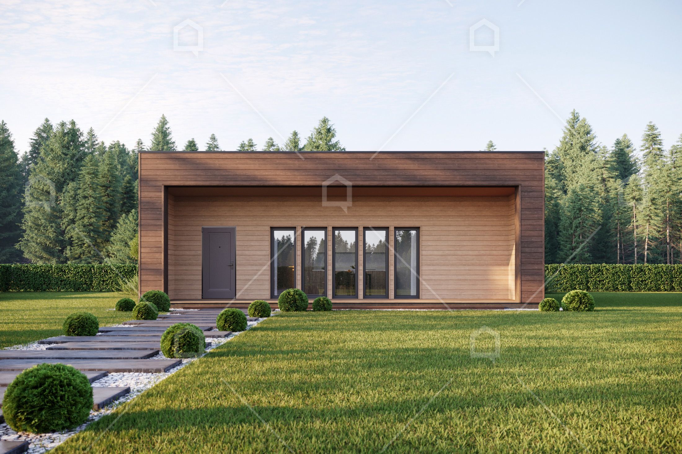 Casa prefabricada modelo SIENA de 84 m²