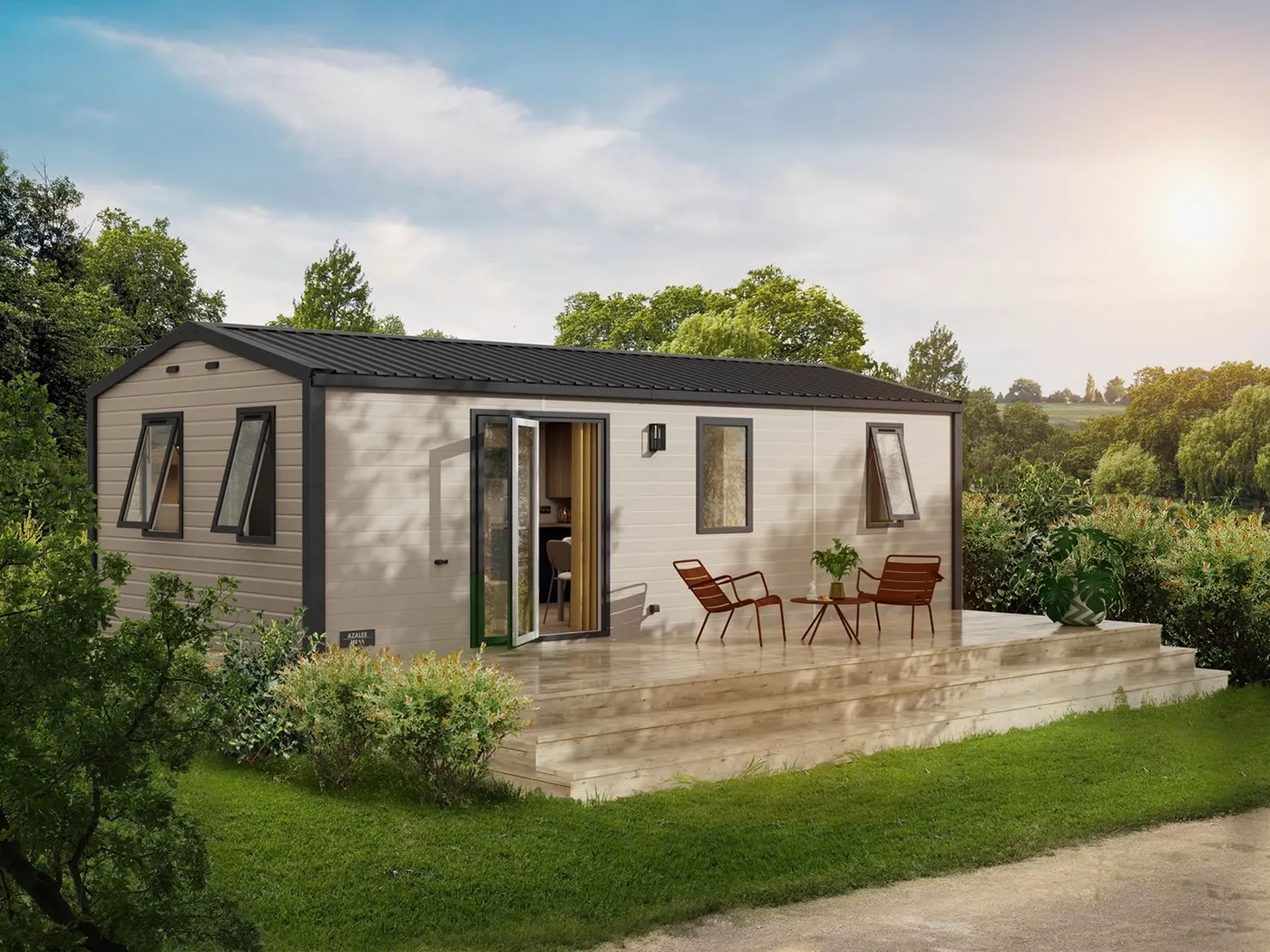 Casa prefabricada modelo Azalée de 28 m²