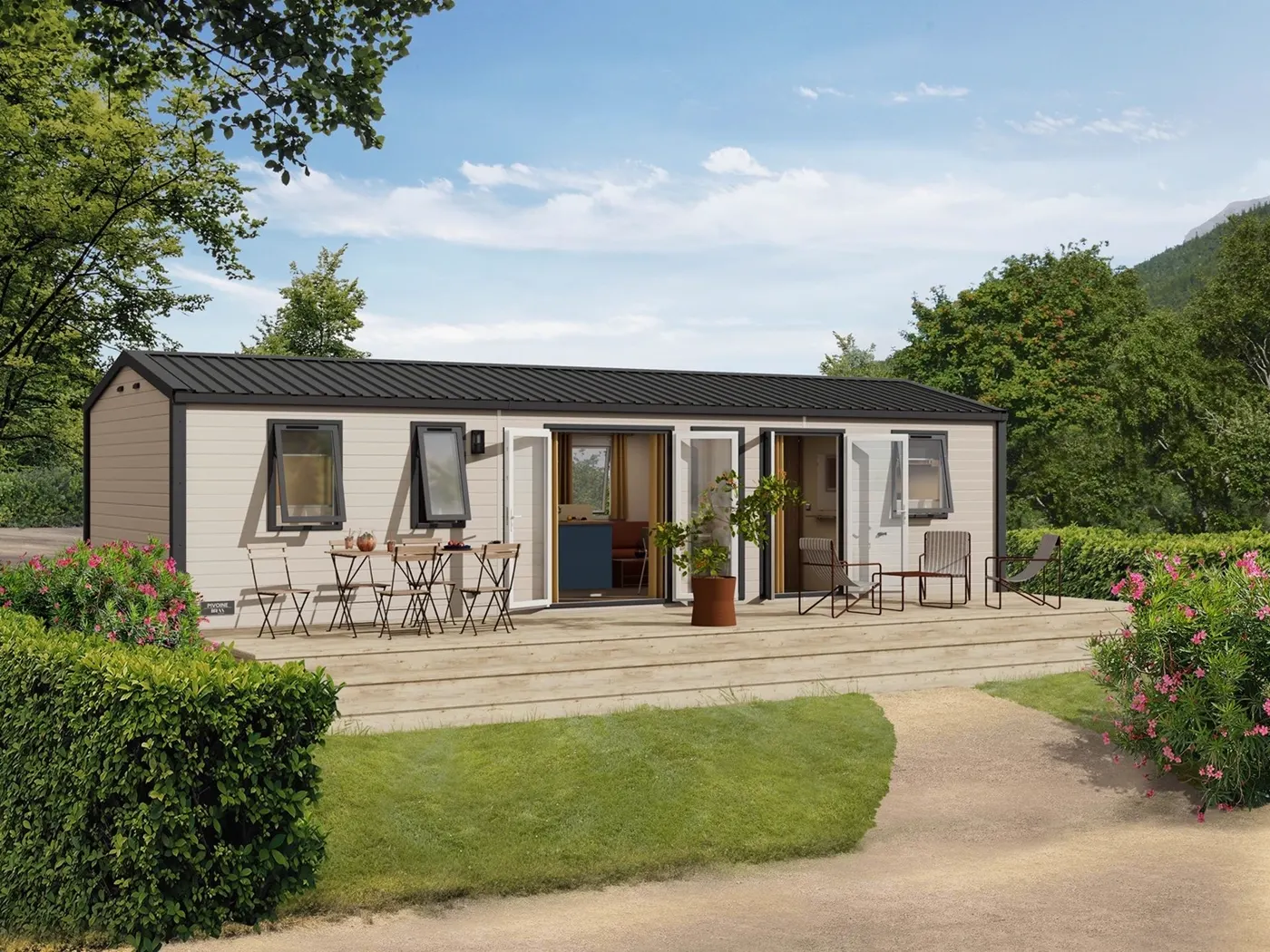 Casa prefabricada modelo Pivoine de 38 m²