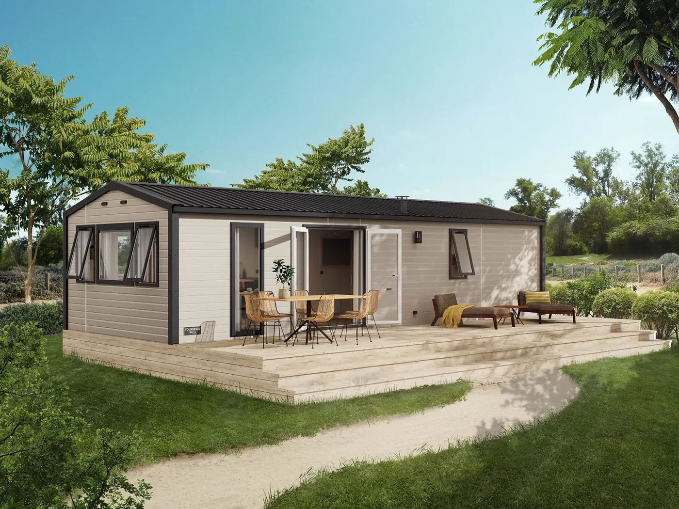 Casa prefabricada modelo Tournesol de 40 m²