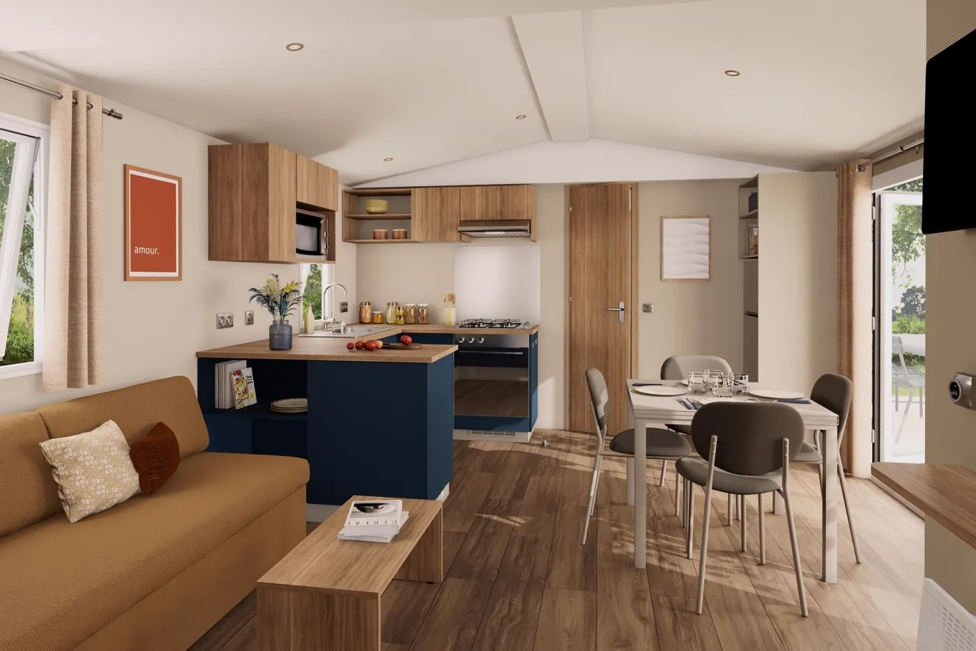 Casa prefabricada modelo Aventura 3 de 38 m²