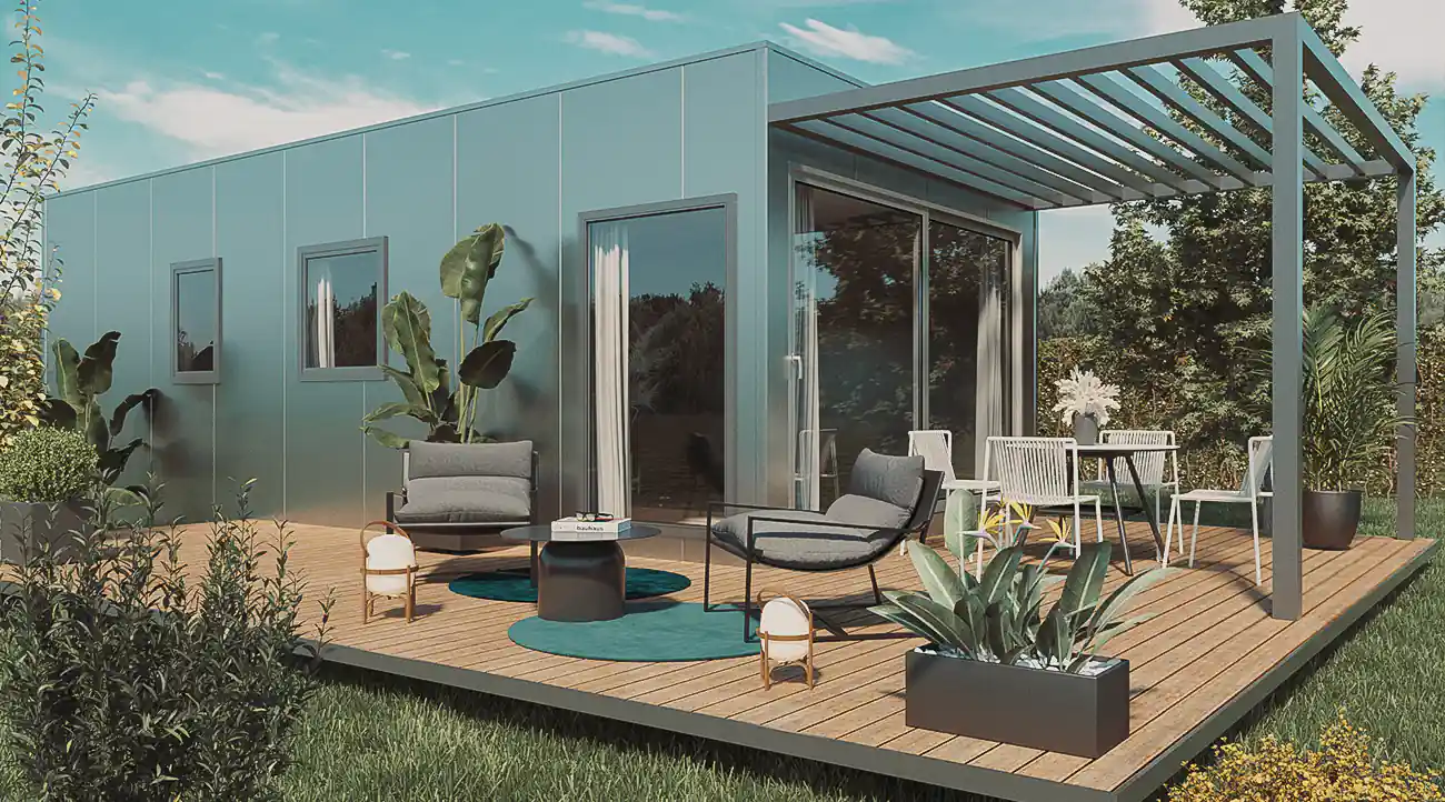 Casa prefabricada modelo Miami Beach 863 de 34.52 m²