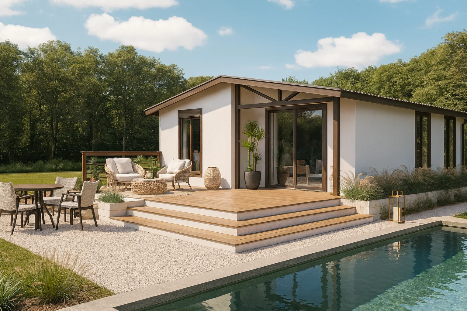Casa prefabricada modelo Montana de 50 m²