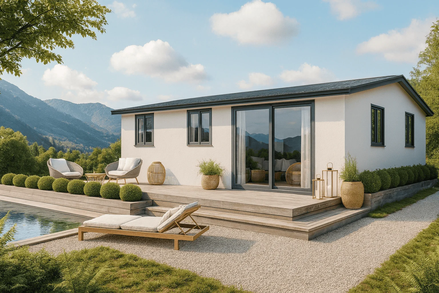 Casa prefabricada modelo Nevada de 65 m²
