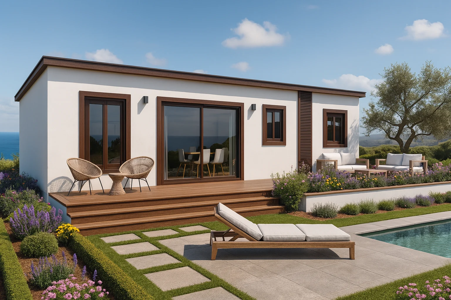Casa prefabricada modelo Ondara de 50 m²
