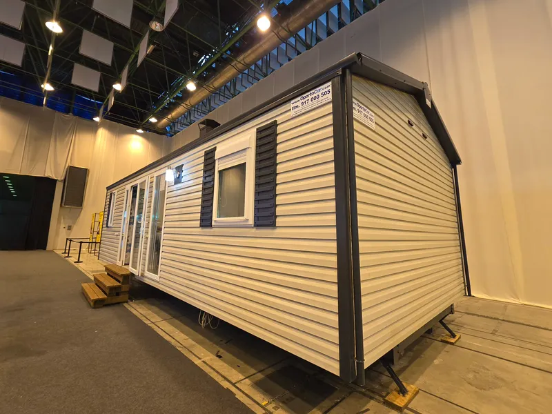 Casa prefabricada modelo Ridorev Nirvana Trio T3 de 34 m²