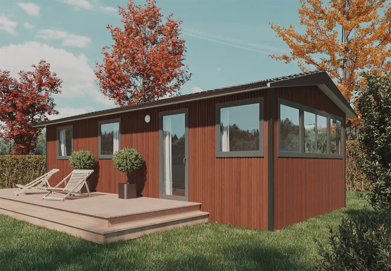 Casa prefabricada modelo Bora Bora Panoramic 863 de 34.52 m²