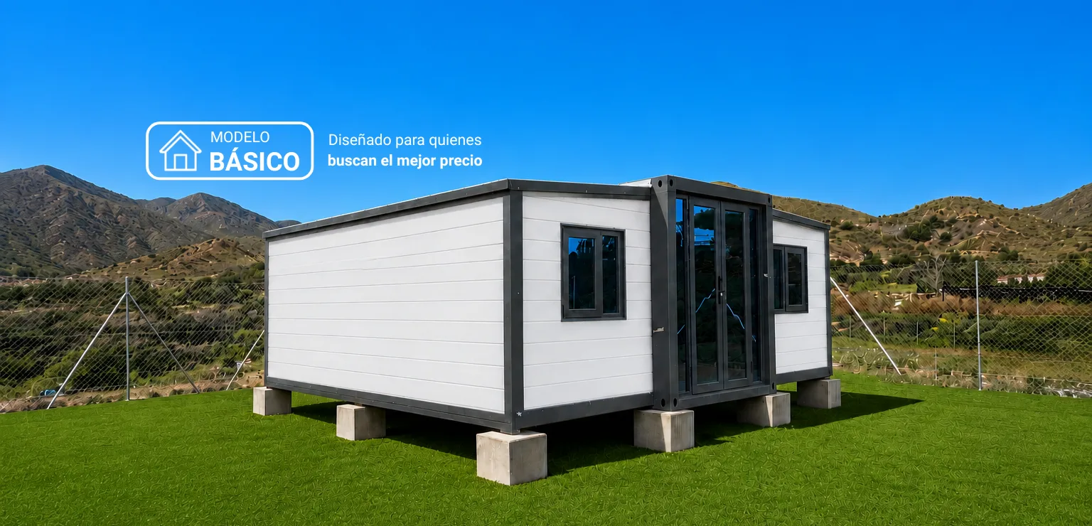 Casa prefabricada modelo Mykonos 36 m² de 36 m²