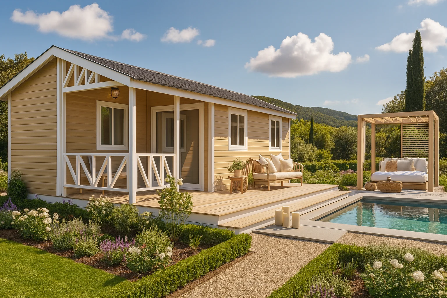 Casa prefabricada modelo Pyrénées de 36 m²