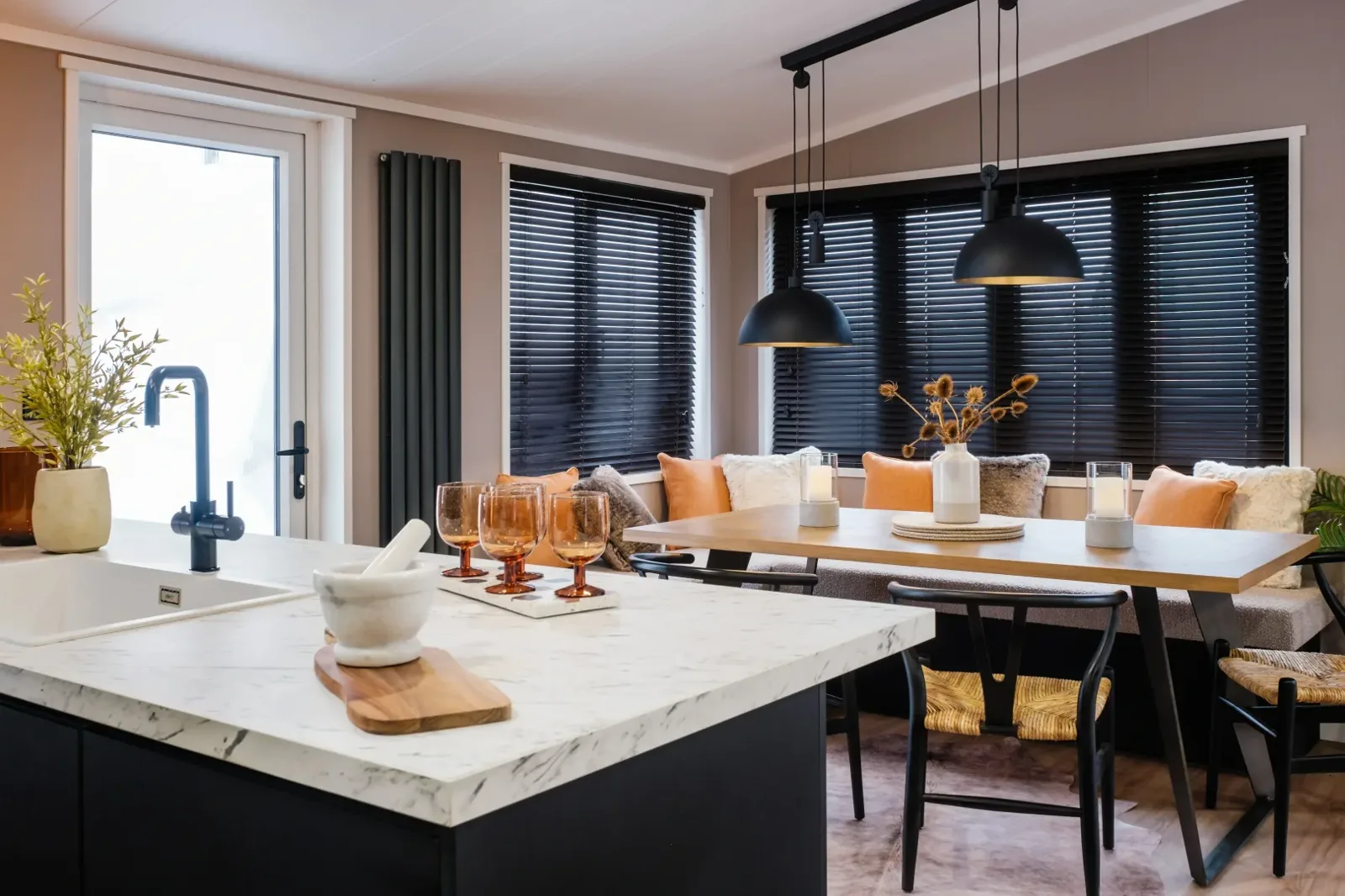 Casa prefabricada modelo Franklin de 74 m²