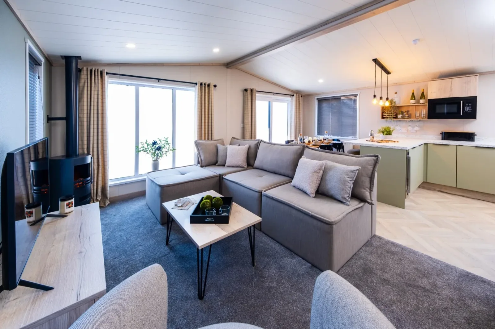 Casa prefabricada modelo Highcroft de 85 m²