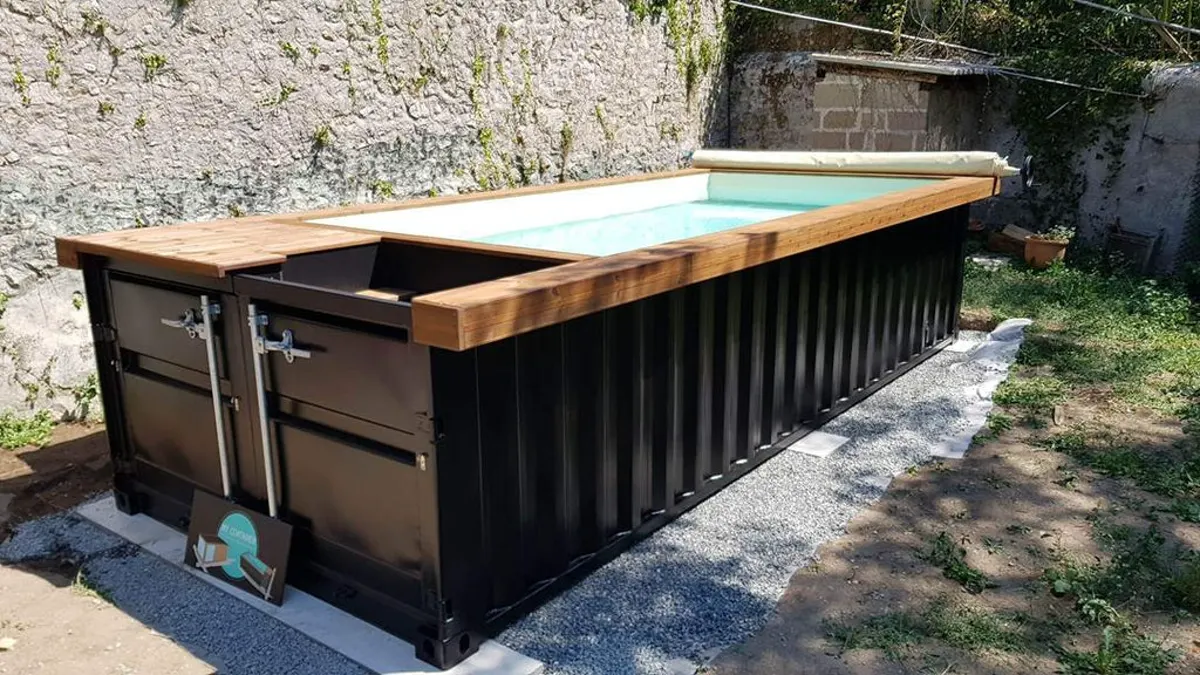 Piscina Contenedor Marítimo de 20 pies « Oasis Urbano » (6 Metros)
