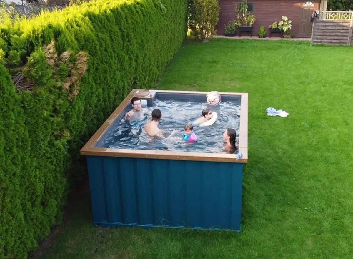 Piscina spa contenedor 3,0mx 2,5 m con jacuzzi