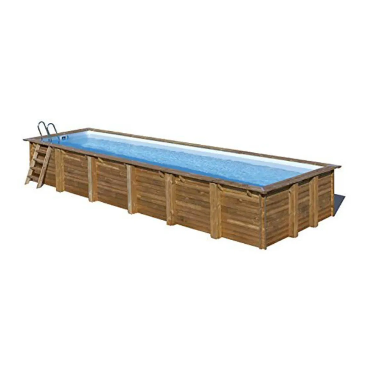 Piscina de madera Anise rectangular 9,10 x 3,18 x 1,46m