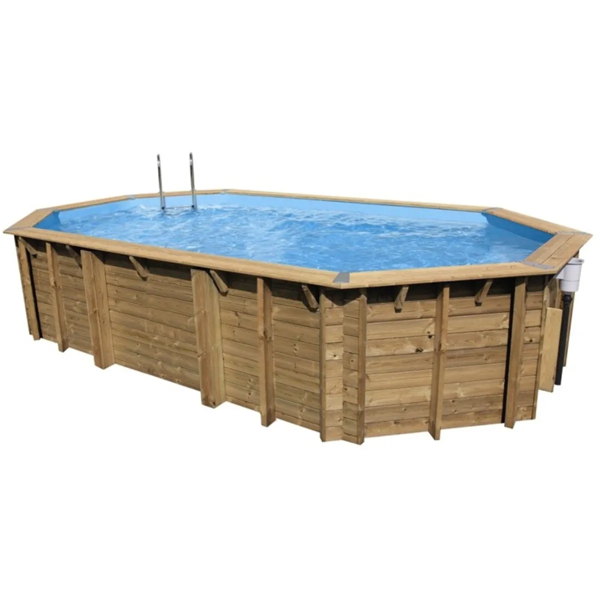 Piscina de madera Azura 7,50m x 4,00m x 1,30m