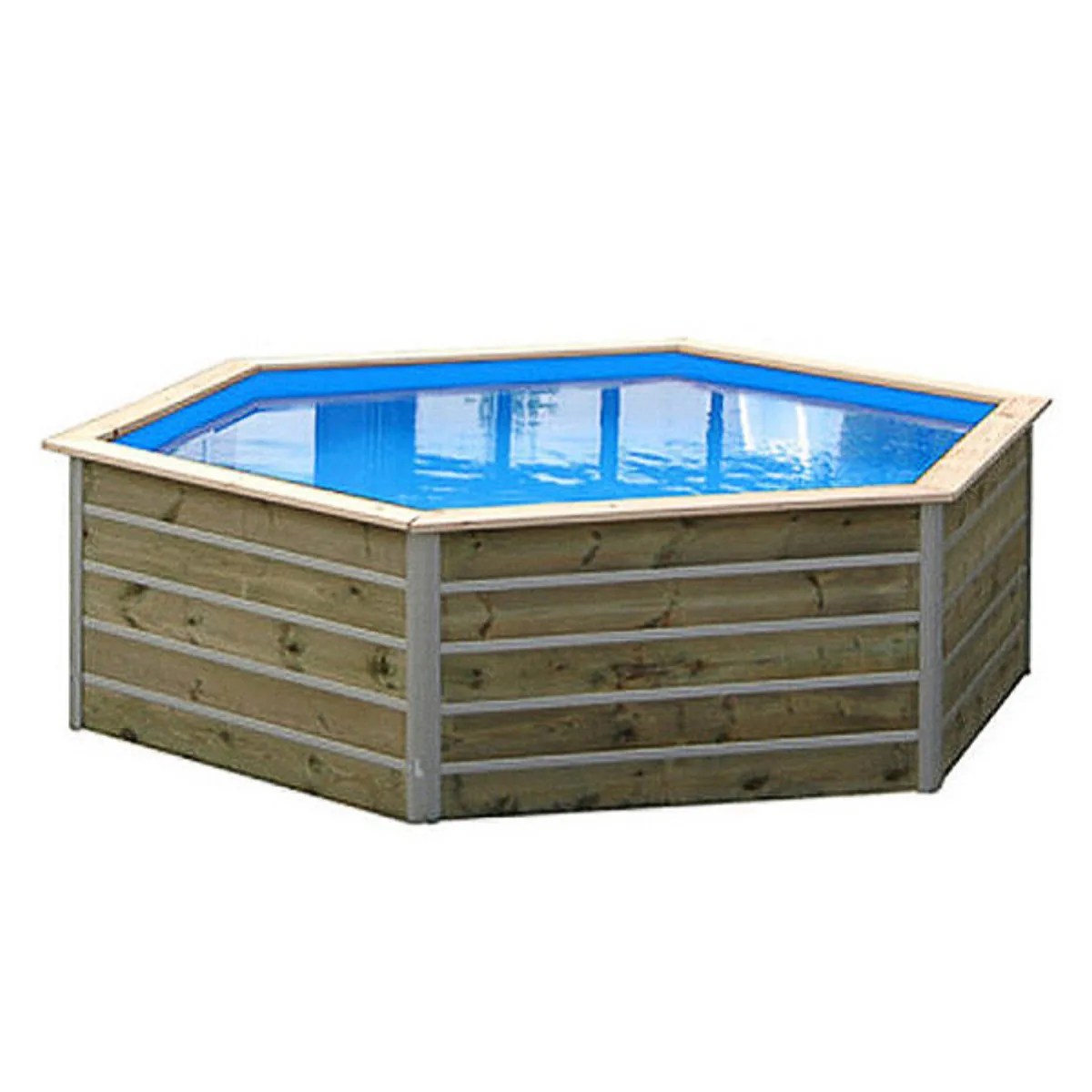 Piscina de madera Bohol 4,60m x 0,94m