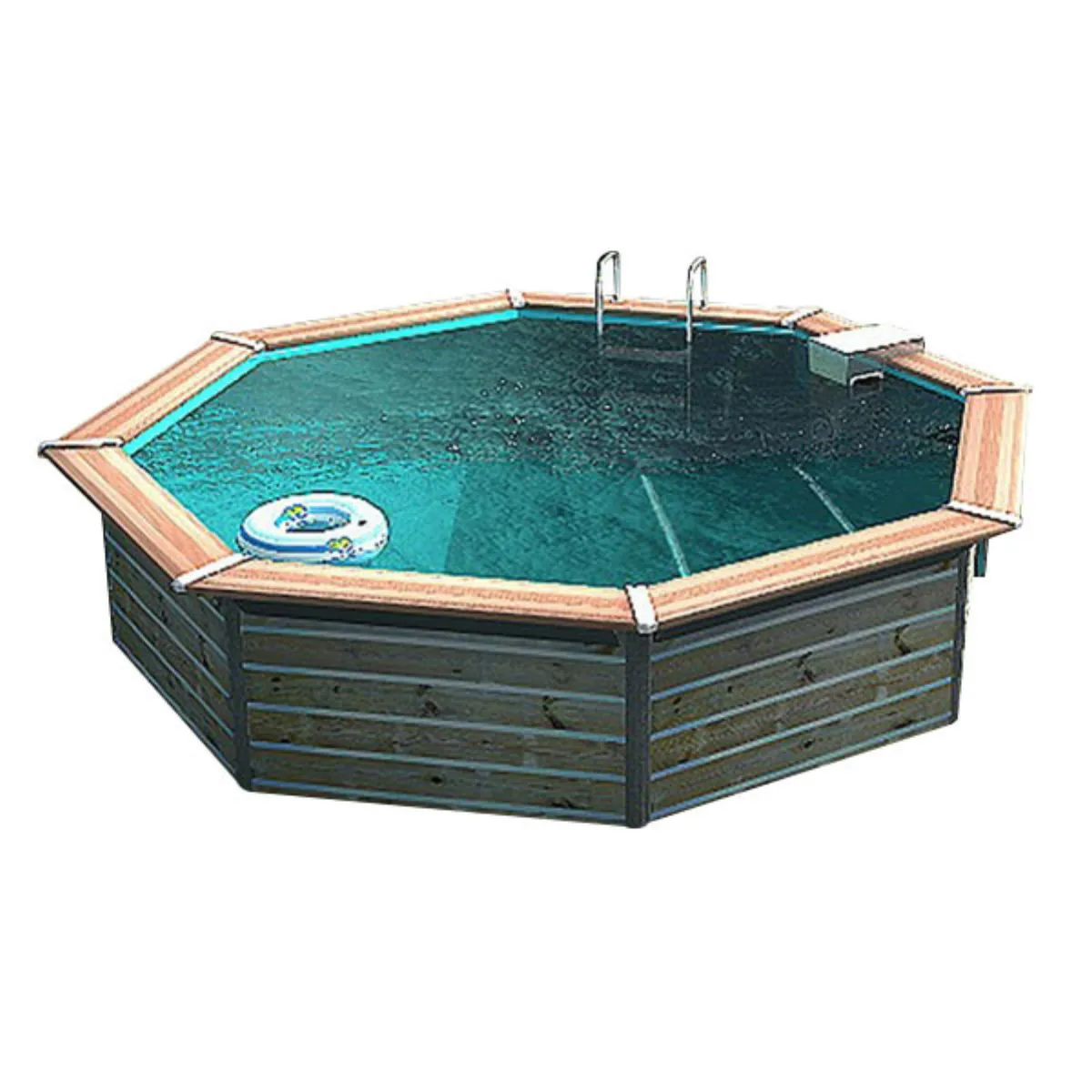 Piscina de madera Cleofas 4,60m x 1,29m