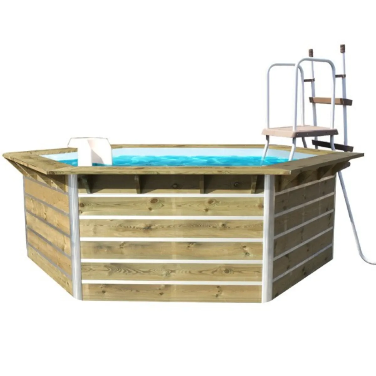 Piscina de madera Leyte 4,60 x 1,11m