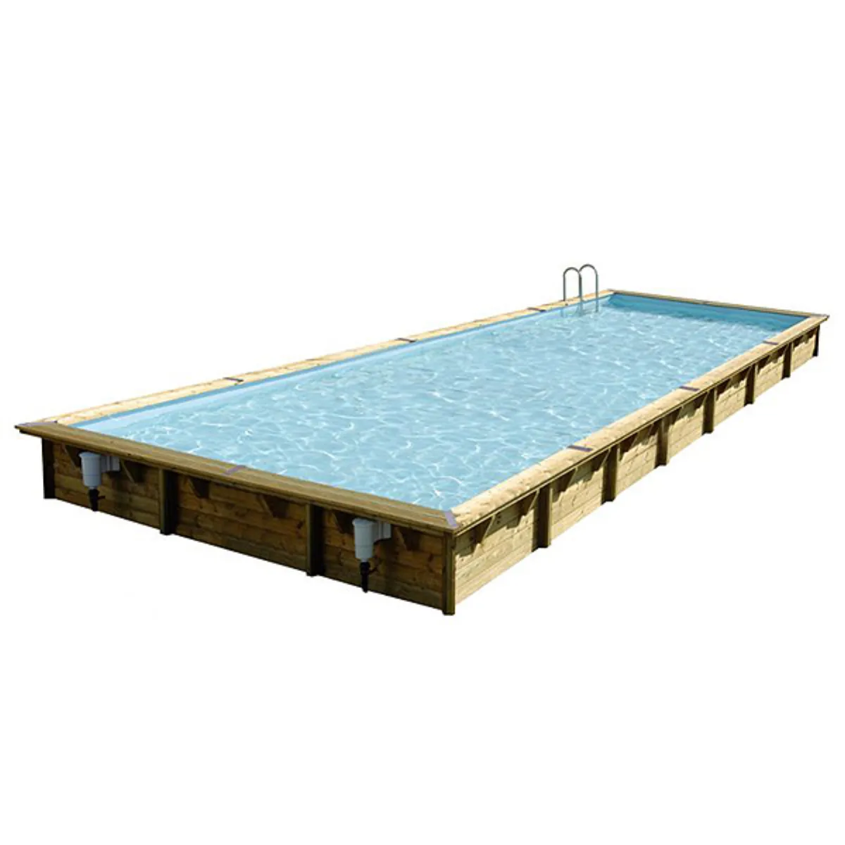 Piscina de madera Linea rectangular 11,00 x 5,00 x 1,40m