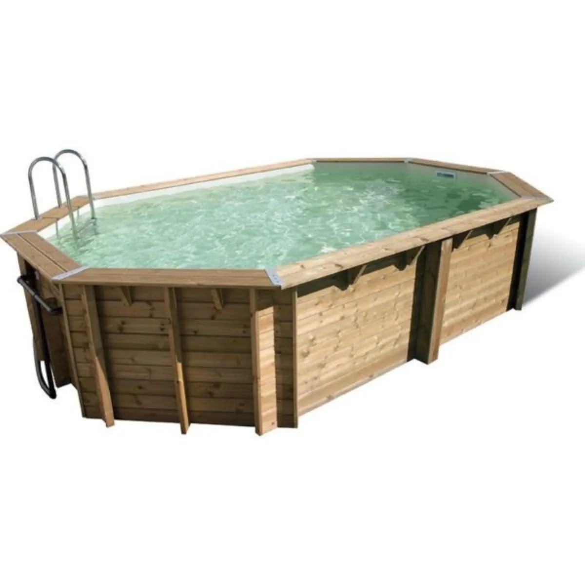 Piscina de madera Ocea 5,50m x 3,55m x 1,20m