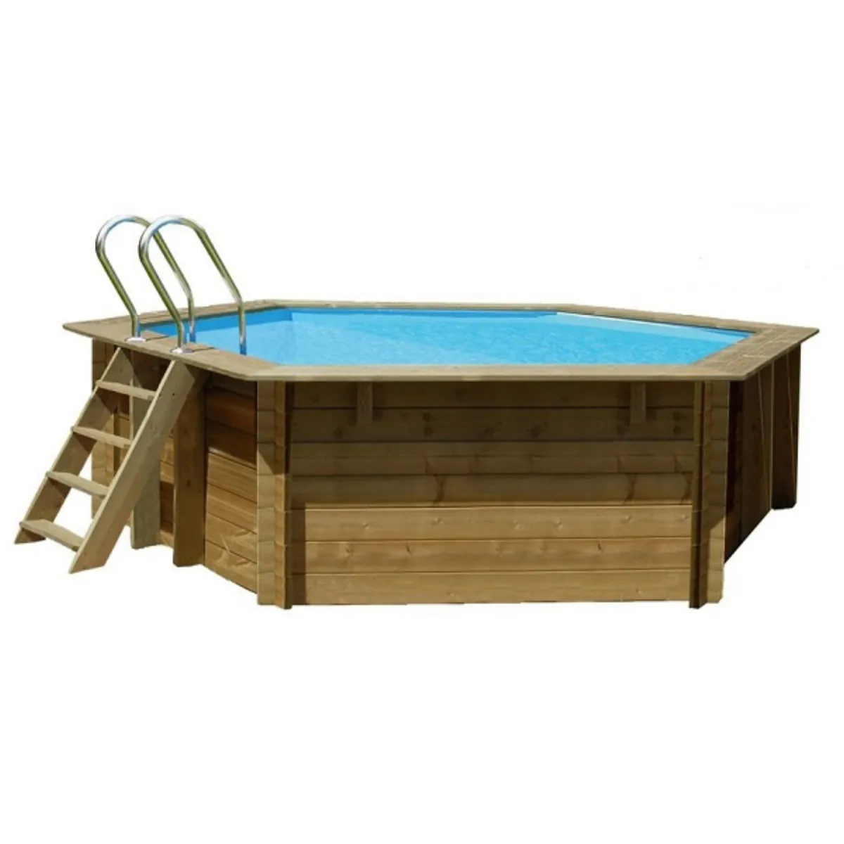 Piscina de madera Vanille 1 de de 4,12m x 1,19m