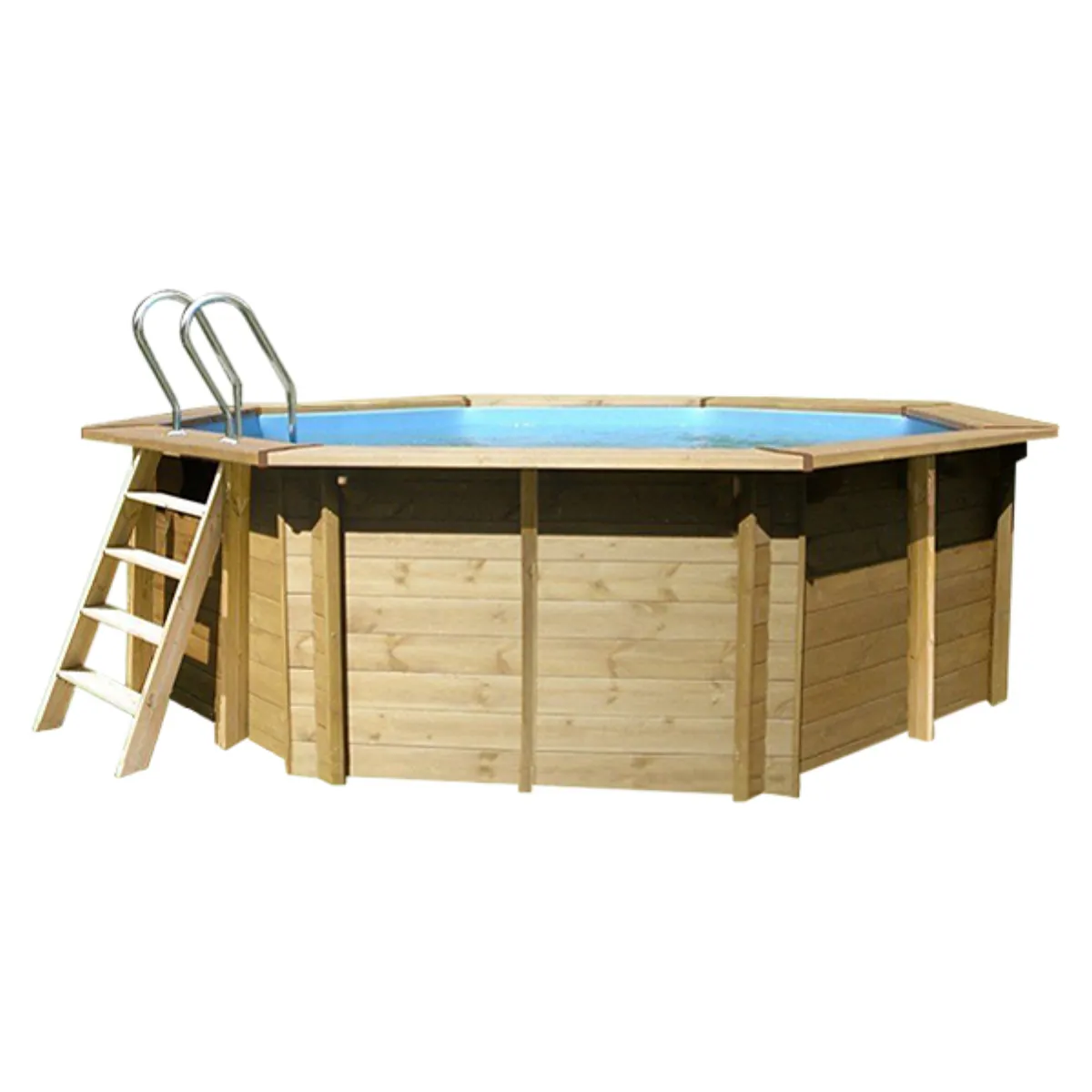 Piscina de madera Violette 2 Octogonal 5,00m x 1,27m