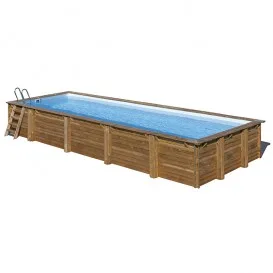 Piscina de madera Mint rectangular 1013x418x146