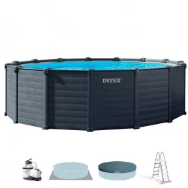 Piscina Graphite Panel 478x124 depuradora arena 26384ND