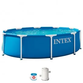Piscina Metal Frame 305x76 con depuradora 28202ND