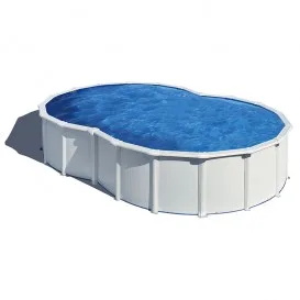 Piscina Varadero en ocho acero chapa blanca