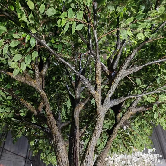 Banyan artificial decorativo de gran formato